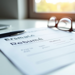 Certificat de carte grise française sur bureau lumineux