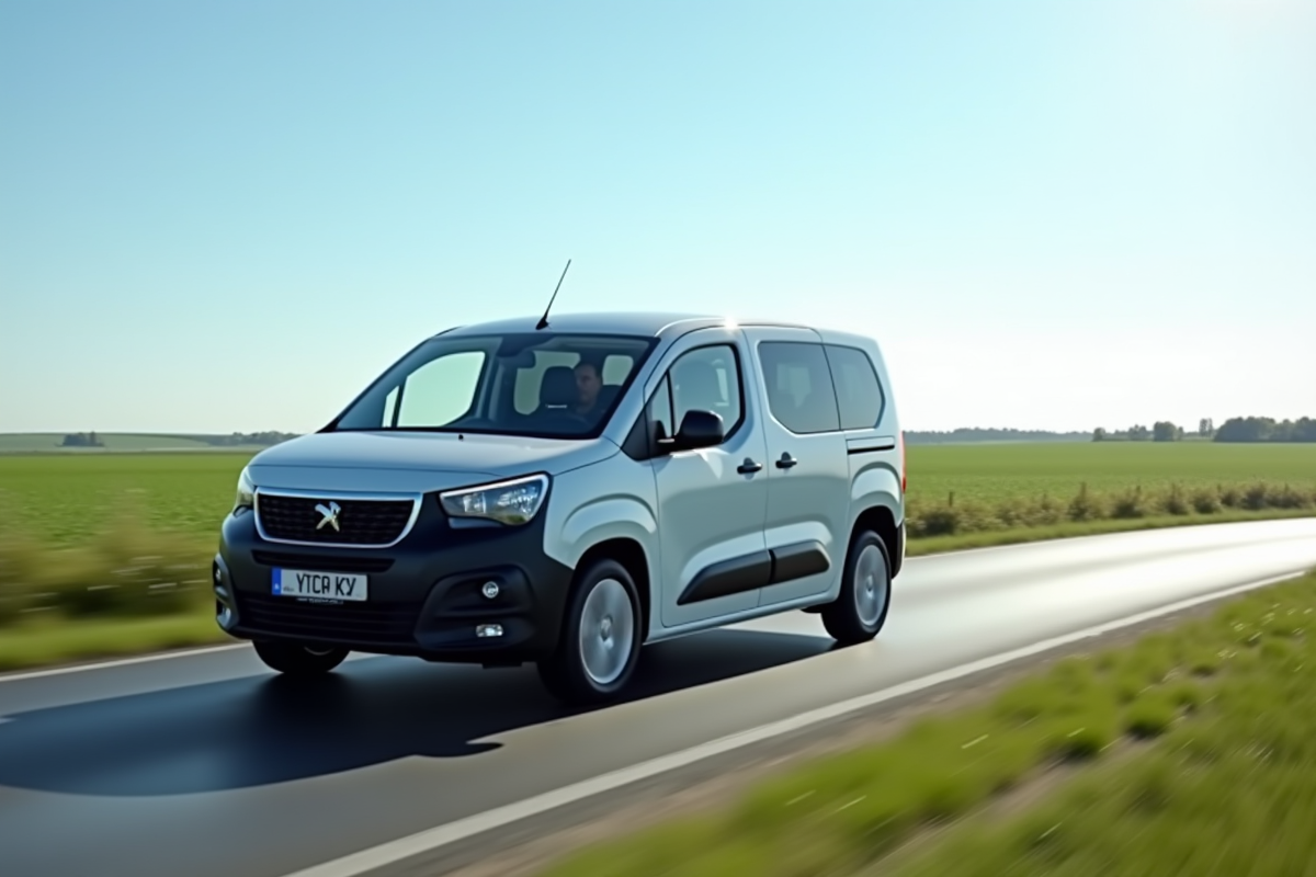 Peugeot Partner Tepee en conduite en campagne en journée